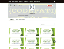 Tablet Screenshot of codepati.com